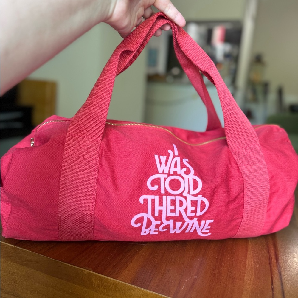 Ban.Do Red & Pink Duffel for Gym or Travel
